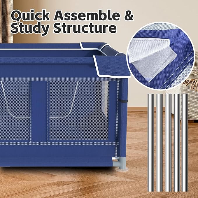 42x42x26 Inches Dog Playpensï¼_uppy Playpen with Cover for Puppies or Small Dogs, Play Pen Indoors, Dog Fence Pet Playpen for Indoor & Outdoor, Whelping Box for Dogs and Puppies