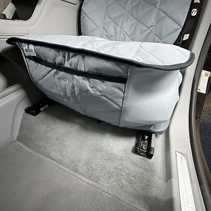 4Knines Front Seat Cover for Dogs (Tan) - USA Based Company