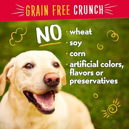 Charlee Bear Dogs Training Treat, Crunchy, Low Calorie, Grain Free Dog Treats, Made in USA, Best for Small and Medium Breeds, Bacon Blueberry & Turkey Sweet Potato Cranberry 2 Pack 8oz Each