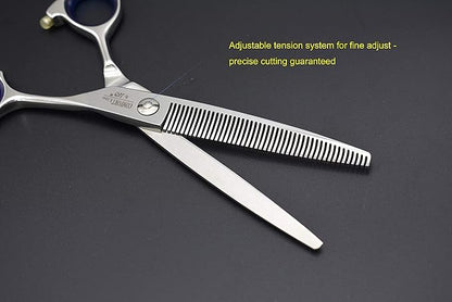 Dog Grooming Professional Scissors 6.5 Inch 46-Tooth Thinning Shear/Blender For Pet/Dog/Cat Grooming Great Gifts for Professional Groomer (6.5" Thinner)