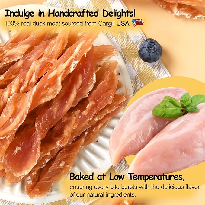 ASMPET Chicken Jerky Dog Treats Chews, Made with 100% Real Chicken Breast (10.6 oz)