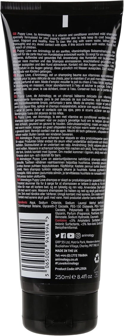 Dog Shampoo Puppy Love Gentle Skin 250ml