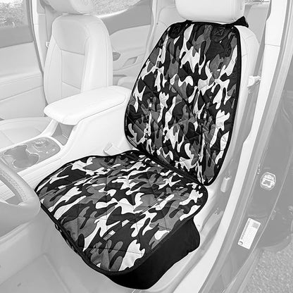 4Knines Front Seat Cover for Dogs - USA Based Company (Camo)