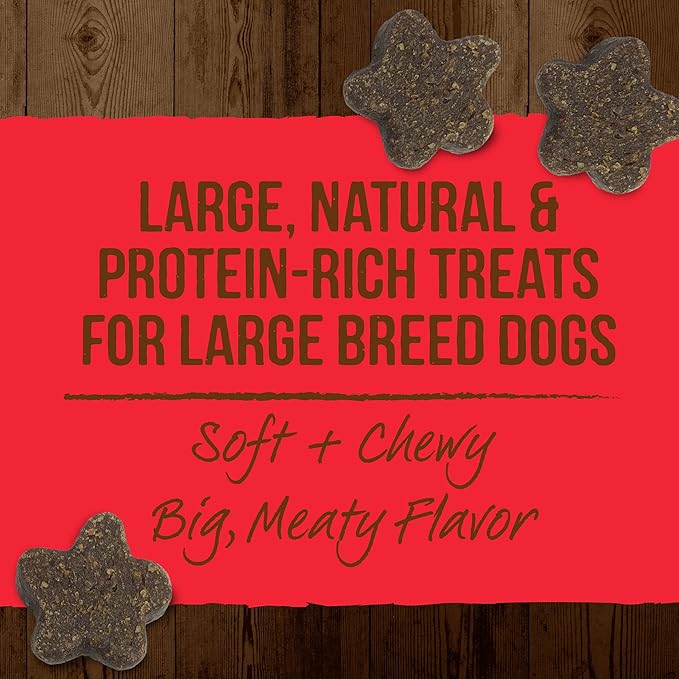 Merrick Power Bites Dog Treats Big Bites, Beef and Sweet Potato Recipe - 6 oz Bag