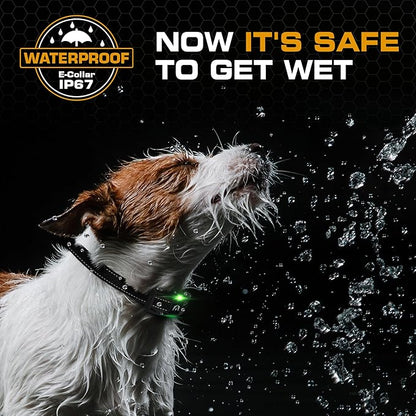 INVIROX Dog Training Collar for Large Dog X2 [2025 Edition] 123 Levels Dog E Collars 1100yd Range, 100% Waterproof, Rechargeable Electric Dog Collars for Medium Dogs, E Collar for Large Dogs