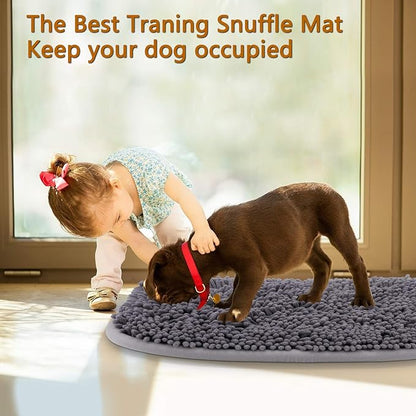 Snuffle Mat for Dogs, 20'' x 28'' Dog Sniffing Interactive Feeding Game Boredom, Puzzle Toys Encourages Natural Foraging Skills and Stress Relief Small/Medium/Large Dogs(20'' x 28'')