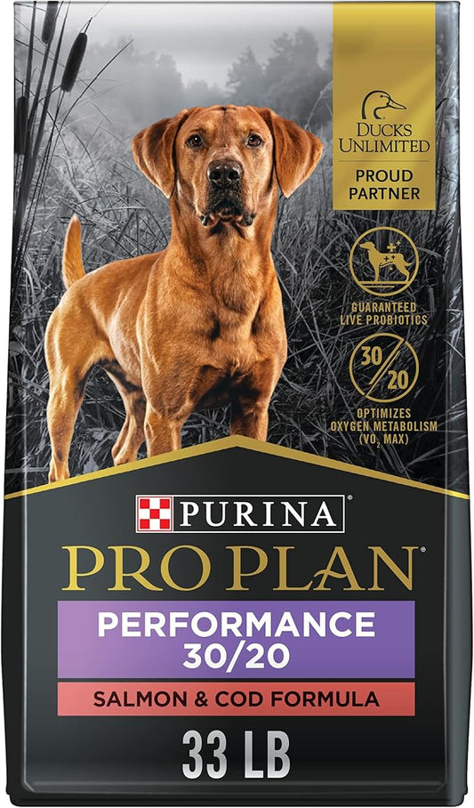Purina Pro Plan Sport Performance 30/20 Salmon & Cod Formula Dry Dog Food - 33 lb. Bag