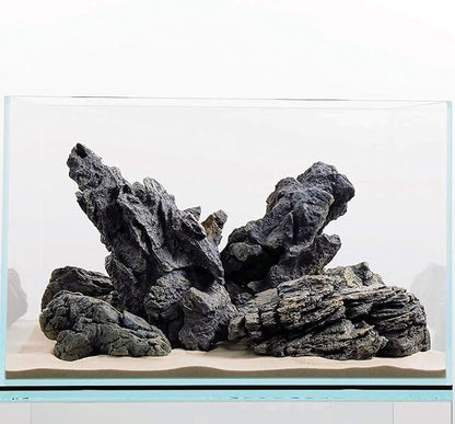 Current USA Seiryu Stone Collection 11 Piece Set | Molded Aquarium Decor Rock Artificial Resin Fish Tank Decoration up to 48" Long Aquariums 8817