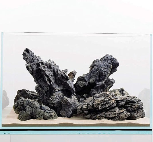 Current USA Seiryu Stone Collection 11 Piece Set | Molded Aquarium Decor Rock Artificial Resin Fish Tank Decoration up to 48" Long Aquariums 8817