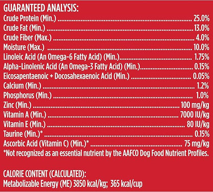 Nutrish Dry Dog Food, Real Beef, Pea & Brown Rice Recipe Whole Health Blend for Adult Dogs, 40 lb. Bag, Packaging May Vary (Rachael Ray)