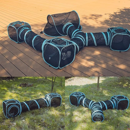 Cat Furniture Tent for Indoor and Outdoor Playpen Portable Cat Tunnels, Outdoor Kennel (Play Kennel)