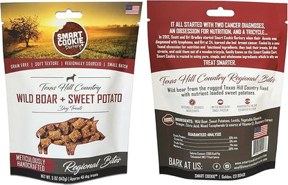 Smart Cookie All Natural Soft Dog Treats - 5 Flavor Variety Pack (5oz Each) - Healthy Dog Treats for Dogs & Puppies with Allergies, Sensitive Stomachs - Chewy, Grain Free, Made in USA