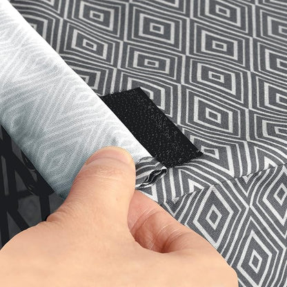 42 Inch Dog Crate Cover for Wire Cages Indoor Breathable Polyester Pet Kennel Cover Machine Wash & Dry Double Door Lagre XL (Cover Only)