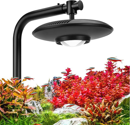 hygger 75W High PAR Aquarium LED Plant Light, 5 Adjustable Brightness Full Spectrum Fish Tank Light Aquarium Lamp & Stand Kit Ideal for Aquascaping Planted Tank Fish Display Shrimp Tank Paludarium