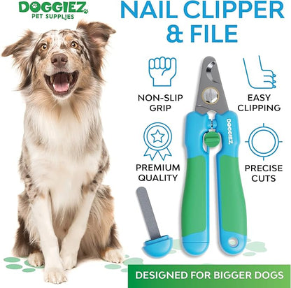 Dog Nail Clippers for Large Dogs - Pet Nail Clippers for Dogs - Pet Nail Trimmer with Safety Guard - Dog Nail File Dog Nail Trimmers - Large Dog Nail Clippers for Thick Nails
