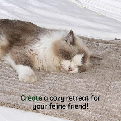 Waterproof Blanket Wind Chime Dog Blanket for Small Dogs, Washable Double Sided Pet Blanket with Milk Plush and Super Soft Velvet, Pee Proof Calming Dog Blanket for Couch Protection