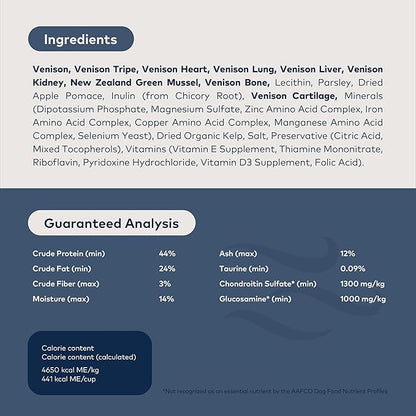 ZIWI Peak Air-Dried Dog Food  Venison - All Natural, High Protein, Grain Free, Limited Ingredient w/ Superfoods (35.2oz)