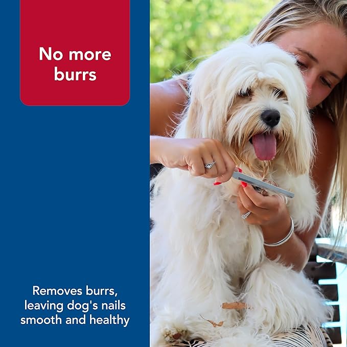 Coastal Pet Safari Dog Nail File - Ensure a Smooth Finish After Cutting - Remove Burs from Outdoor & Indoor Dogs - One Size