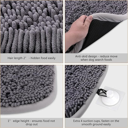 Snuffle Mat for Dogs, 20'' x 28'' Dog Sniffing Interactive Feeding Game Boredom, Puzzle Toys Encourages Natural Foraging Skills and Stress Relief Small/Medium/Large Dogs(20'' x 28'')