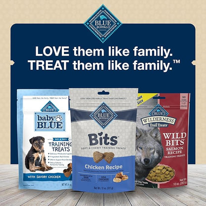 Blue Buffalo BLUE Bits Natural Soft-Moist Training Dog Treats, Chicken Recipe 11-oz Bag