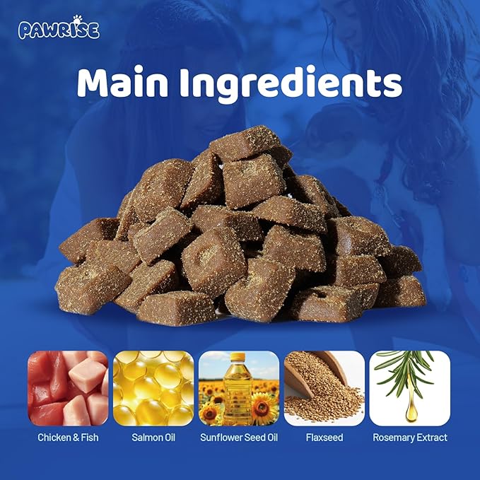 Dog Daily Supplements - MultiVitamins for Dog Hip & Joints, Skin & Coat, Digestion & Immune Support - with Biotin, Glucosamine & Omega-3-150ct - Dog Supplement Soft Chew