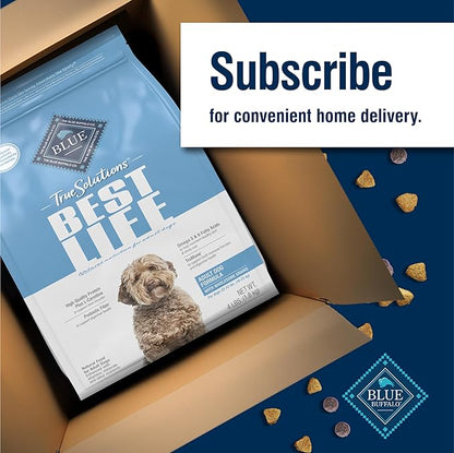 Blue Buffalo True Solutions Total Support Natural Dry Dog Food for Adult Dogs, Chicken, 24-lb. Bag