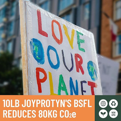 10LB Non-GMO Dried Black Soldier Fly Larvae for Chicken  85X More Calcium Grubs Than Mealworms for Strong Eggshells & Healthy Growth - High Protein for Chickens, Birds, Ducks, Geese & Pets