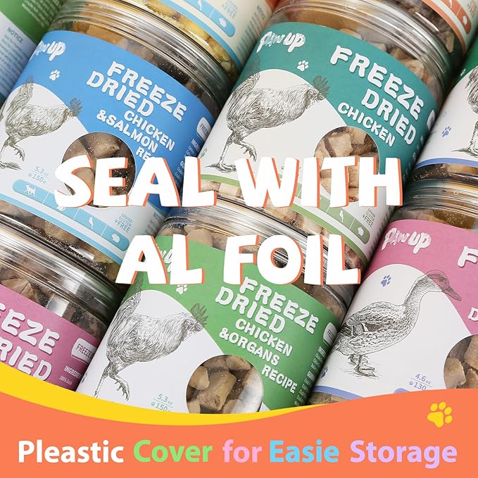 Freeze Dried Quail Egg Yolk Pet Treats, Freeze-Dried Pet Food for Dogs, Cats, Pure Fresh Ingredient, 4.2 oz, Rawhide Free, Gluten&Grain Free