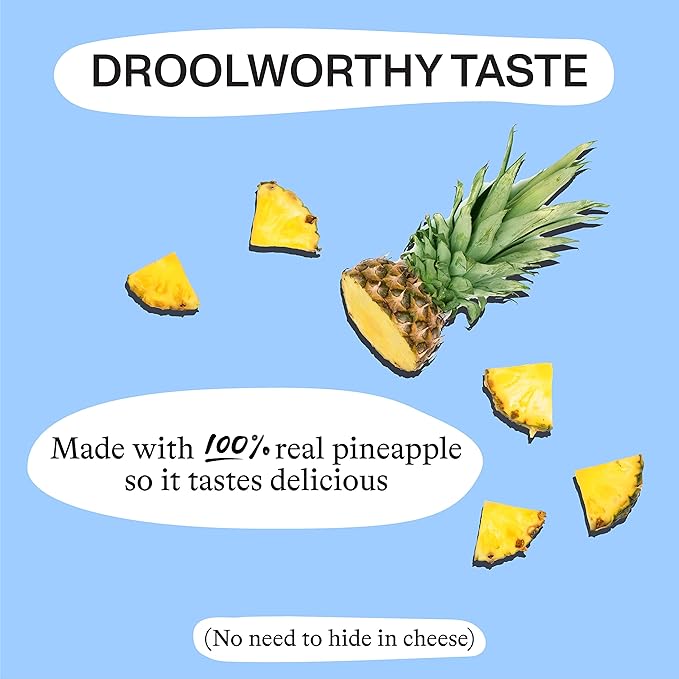 Spot & Tango Calming Supplements for Dogs - Vet-Approved for Anxiety and Stress Relief - L-Theanine, Passionflower, Ashwagandha, Chamomile - Flavored with Real Pineapple, 56 Count