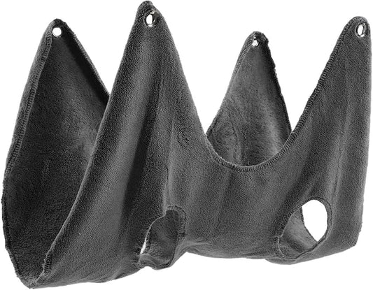 Dog Grooming Hammock, Breathable Soft Comfortable Safety Dog Grooming Washable for Cleaning Teeth for Nail Trimming for Taking Medicine(Grey, L)