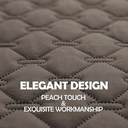 gogobunny 100% Double Sided Waterproof Dog Blanket Soft Pet Bed Cover Reversible Protect Furniture Couch Sofa Car for Puppy Cat Kids (Dark Walnut/Light Walnut, 32x53 Inch (Pack of 1))