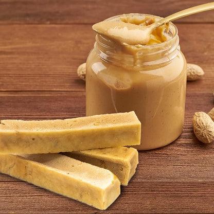 EcoKind Premium Gold Yak Cheese Himalayan Dog Chews, Dog Treats Large Breed, All Natural, High Protein Chew, Peanut Butter, Large - 20+ Chews (5 lbs)