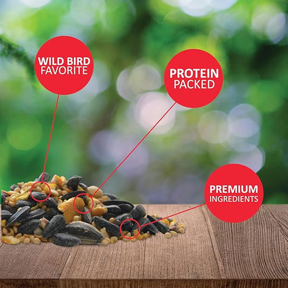 Lyric Wild Bird Mix - Wild Bird Food for Outside Feeders - Attracts Doves, Jays and many more - 40 lb. Bag