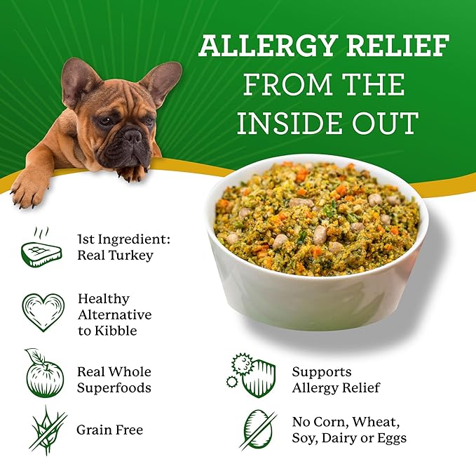 Dr. Harvey's Specialty Diet Allergy Turkey Recipe, Human Grade Dog Food for Dogs with Sensitivities and Allergies (5 Pounds)