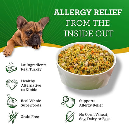 Dr. Harvey's Specialty Diet Allergy Turkey Recipe, Human Grade Dog Food for Dogs with Sensitivities and Allergies, Trial Size (5.5 Ounces)