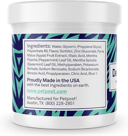 Petpost | Dental Wipes for Dogs - Bad Breath and Tooth Buildup Remover - Presoaked Pads in Natural Tooth Cleaning Solution 100 ct.