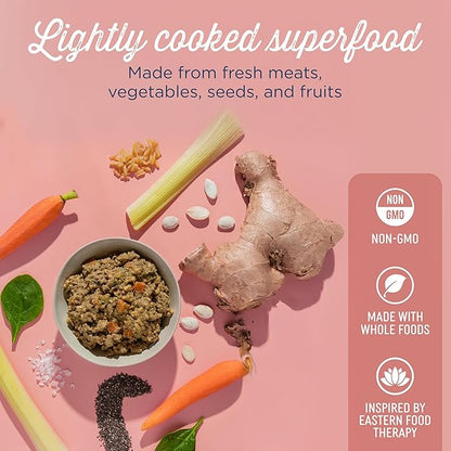 Side by Side Chicken & Lamb Stew - Warming Wet Dog Food & Dog Food Topper for All Breeds - Made with Nutrients & Whole Raw Ingredients - No Artificial Additives or Fillers - USA Made (12.5 oz, 6-Pack)