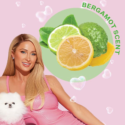 Paris Hilton Dog Perfume, Deodorizer & Detangler | Odor Neutralizing with Fresh Citrus-Infused Bergamot Scent - Sulfate-Free, Vegan, Hypoallergenic for All Pet Breeds 10oz/295ml
