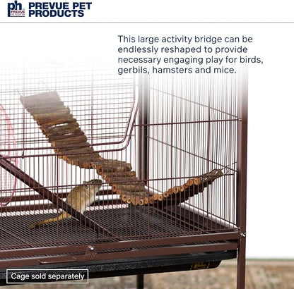 Prevue Pet Toy NAT Wonder Walk Bird Ladder, Large (62809),Brown