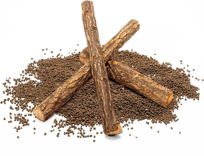 Ultum Nature Systems Driftwood - Log Wood - Natural Aquarium Hardscape for Planted Tank Aquascaping - Fish, Crab, Reptile, Bird, Paludarium Enclosure Structure, Terrarium Decor - MED 5Pc, 15-18" ⌀1-2"