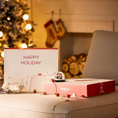 Bedsure Orthopedic Dog Beds for Small Dogs - Washable Small Dog Cat Bed Waterproof, Comfort Pet Couch Sofa with Washable Removable Cover, Pets Bed with Nonskid Bottom, Red, 24"