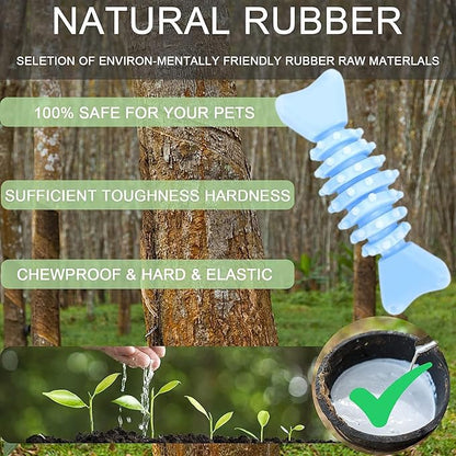 Puppy Toys, 6 Pack Dog Chew Toys for Puppy, Cute Blue Small Dog Toys, Teething Toys for Puppies, Soft Durable Interactive Chew Toy for Small Dogs