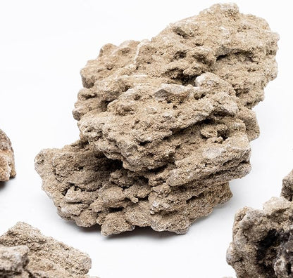 SubstrateSource Natural Stone for Aquarium, Terrarium, Paludarium, Reptile Enclosures - Set of Decorative Rocks for Landcapes, Aquascaping, Fish Tank Decor (Mountain Stone Stone, 20 Pounds, 3-10")