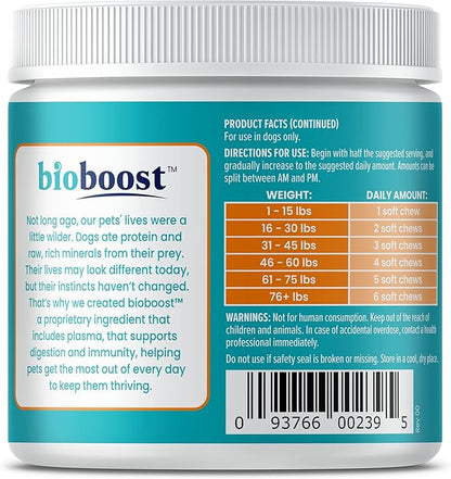 Solid Gold Dog Allergy Relief Chews - Dog Itching Skin Relief & Seasonal Allergies Support - Alaskan Salmon Oil for Dogs Skin, Coat & Immune Support - Bacon Flavor Soft Allergy Chews for Dogs -120ct