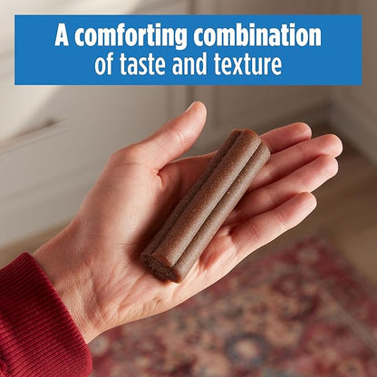 Milk-Bone Comfort Chews, Rawhide Free Dog Treats with Unique Chewy Texture and Real Beef, 9 Chews (Pack of 4), Easy on Digestive System