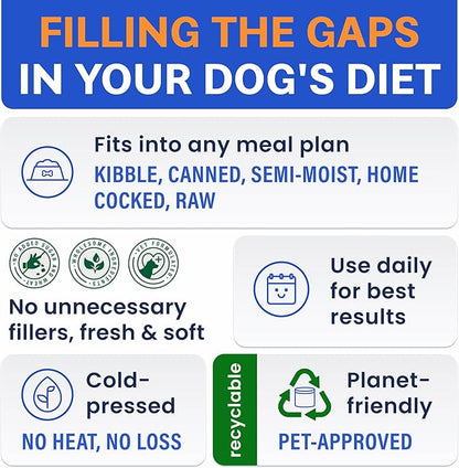 BARK&SPARK Green Grass Chews - Pee Grass Spot Saver Caused by Dog Urine - Urine Neutralizer for Lawn, Gut Health Probiotics & Digestive Enzymes,Lawn Burn from Dog Urine, Grass Burn Spot Chews, Rocks