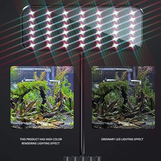 Carefree Fish Aquarium LED Light RA 92 USB 6V Fish Tank Clip Light 5730 13W