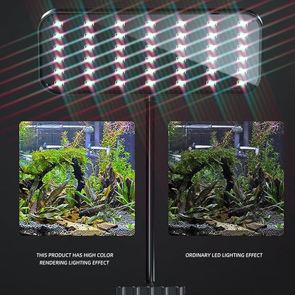 Carefree Fish Aquarium LED Light RA 92 USB 6V Fish Tank Clip Light 5730 13W