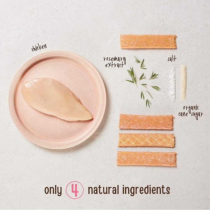 Full Moon Chicken Strips Healthy All Natural Dog Treats Human Grade Made in USA Grain Free 12 oz