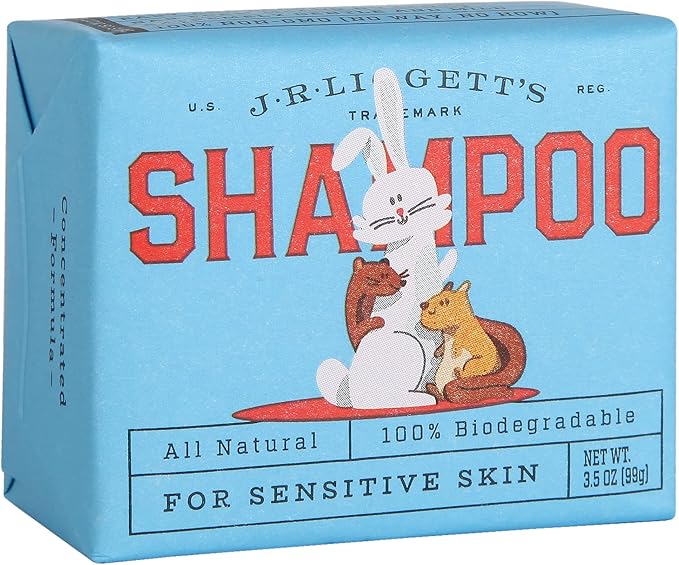 J·R·LIGGETT'S Small Animal Hair Shampoo Bar Great for Sensitive Skin | Relieves Dry, Itchy Skin, Hypoallergenic Formula | Biodegradable100% Detergent-Free, 100% Ecologically Correct, Non-GMO 3.5 oz.